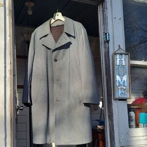 Vintage Men’s Houndstooth Maincoat - 42  Reg